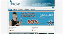 Desktop Screenshot of iluminacaoeeletricidade.com.br